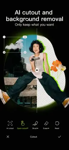 ai cutout and backgroud removal